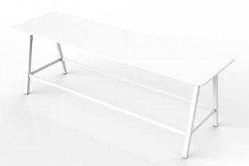 Table Haute 200 Pieds Métalliques