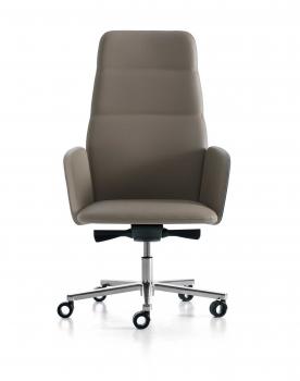 Fauteuil Synchrone Supérieur Cuir Premium