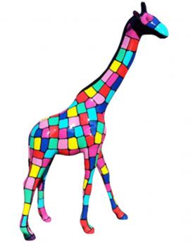 Girafe Géante 3m20 en Fibre de Verre