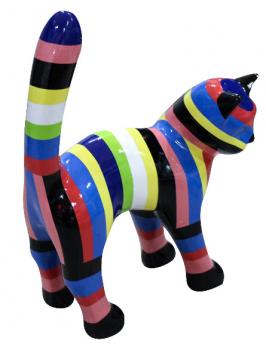 Chat Multicolore 45 cm