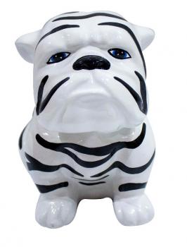 Bouledogue Assis 22 cm Zébré