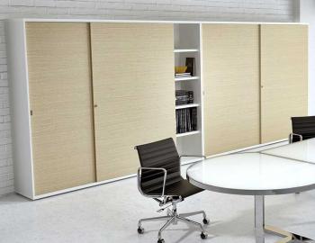 Armoire Haute 2 Portes Coulissantes