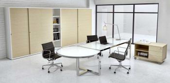 Bureau Design en Verre Anti-tâches