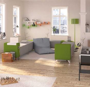 Banquettes Modulables Créativ Pieds Chromés