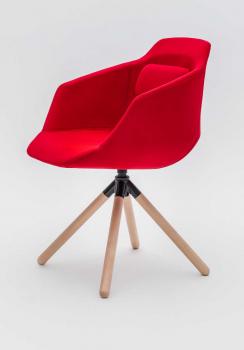 Fauteuil de Réunion Pivotant Lutra Bois