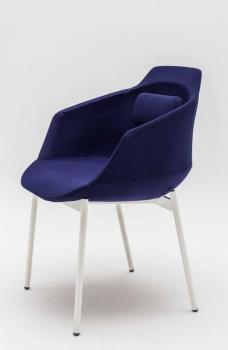 Fauteuil de Réunion Lutra 4 Pieds Métal