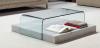 Table Basse Verre sur Socle Marbre Ribbon