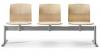 Chaises Bois sur poutre WEBWOOD 3 places