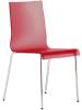 Chaise KUADRA coque méthacrylate courbé