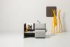 Assises double face avec tablettes