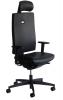 Fauteuil Ergonomique LINEA Cuir avec Têtière