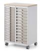 Module double 24 tiroirs 3 cm et 12 tiroirs 6 cm e-clen