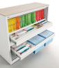 Armoire basse avec chassis télescopique