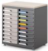 Module de rangement double colonne 18 tiroirs