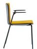 Fauteuil NOA avec accoudoirs noirs