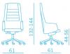 Fauteuil Haut Dossier Cuir Kamelia