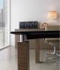 Bureau Marbre et Cuir Regal