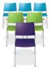 Chaise polyvalente 4 pieds chromés Cobra