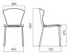 Chaises polycarbonate transparent Glossy