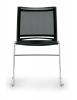 Chaise AERO Résille fil chromé
