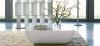 Table Basse Cuir et Verre Cosmos