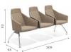 Fauteuils sur Poutre Parker Dossiers Hauts