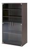 Armoire Mélaminée 2 Portes en Verre