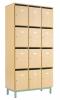 Armoire 12 Cases avec Portes Courrier