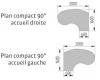 Plan Compact Arrondi WEGA avec Armoire