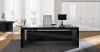 Bureau Executive BK Laqué et Verre Noir 180