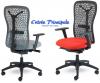 Fauteuil Flexa Noir avec Soutien Lombaire Réglable
