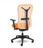 Fauteuil Flexa Noir avec Soutien Lombaire Réglable