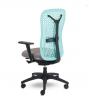 Fauteuil Flexa Noir avec Soutien Lombaire Réglable