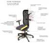 Fauteuil Flexa Noir avec Soutien Lombaire Réglable