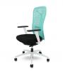 Fauteuil Flexa Blanc avec Soutien Lombaire Réglable