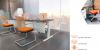 Fauteuil Visiteur Luge Flexa Blanc