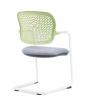 Fauteuil Visiteur Luge Flexa Blanc