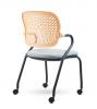 Fauteuil Visiteur 4 Pieds sur Roulettes Flexa