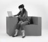 Sofa Daï 1 Place emplacement Tablette