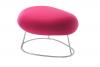 Pouf Bubble Piétement Fil Argent