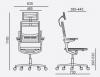 Fauteuil Manager M4 Dossier Résille Haut
