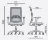 Fauteuil de Travail Wi-MAX Blanc