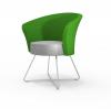 Fauteuil Design Bud Piétement Croix