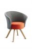 Fauteuil Design Bud Piétement Croix