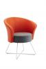 Fauteuil Design Bud Piétement Croix