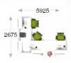 Banque d'Accueil Image PMR 3 Personnes