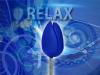 Siège TULPI design Bleu Relax