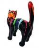 Chat Coulures en Résine