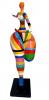 Danseuse 130 cm Résine Multicolores