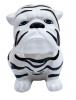 Bouledogue Assis 22 cm Zébré